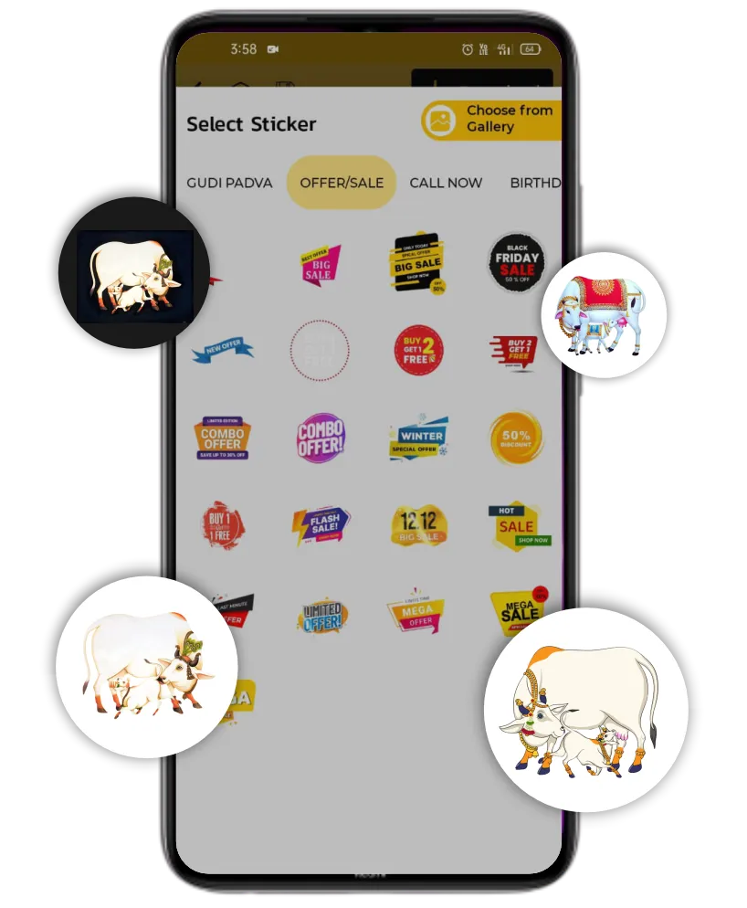 Vasu Baras gif sticker poster